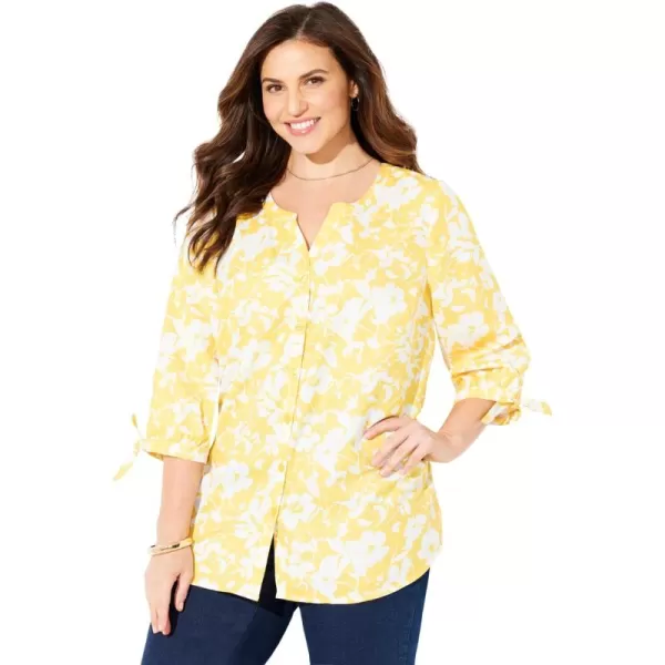 Yellow Mono Floral