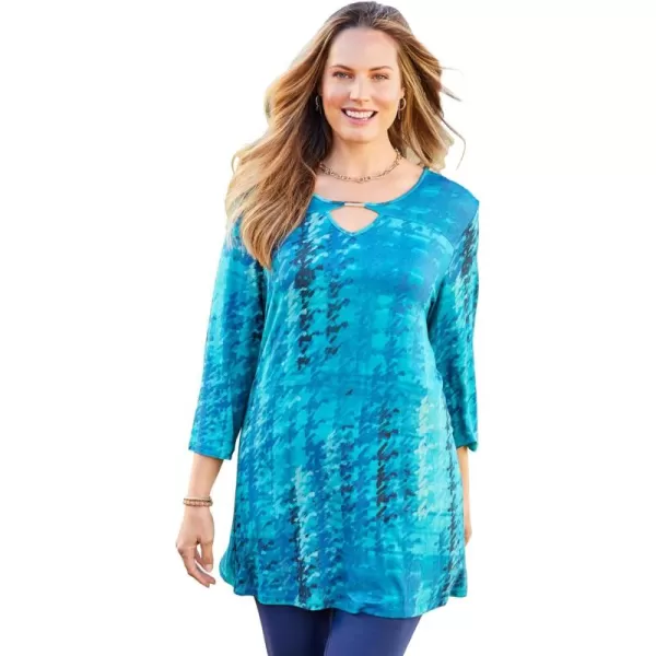 Catherines Women's Plus Size Seasonless Swing Tunic