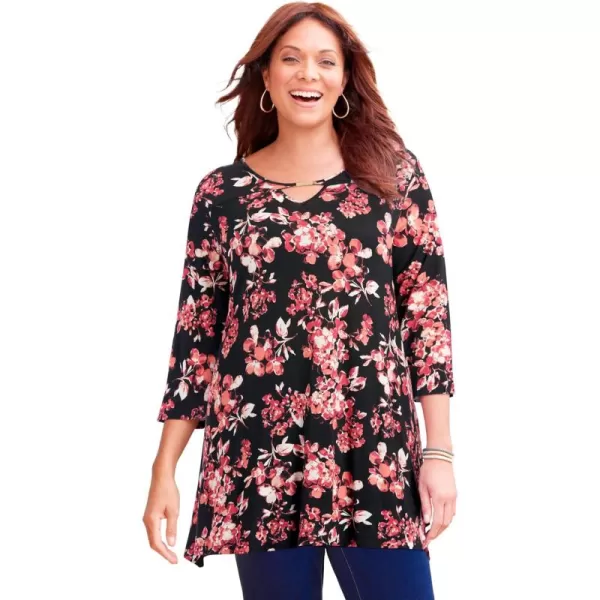 Catherines Women's Plus Size Seasonless Swing Tunic