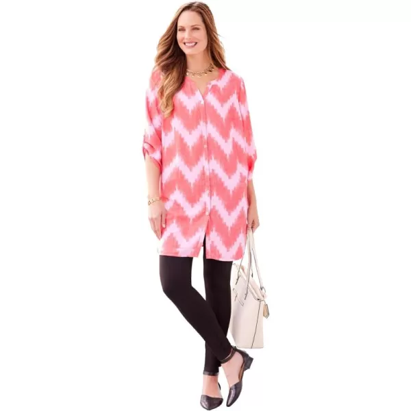 Catherines Women's Plus Size Uptown Tunic Blouse