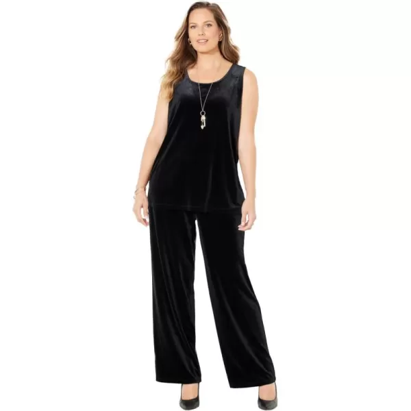 Catherines Women's Plus Size Anywear Velvet Tank