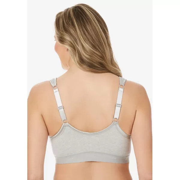 Comfort Choice Women's Plus Size Wireless Front-Close Lounge Bra