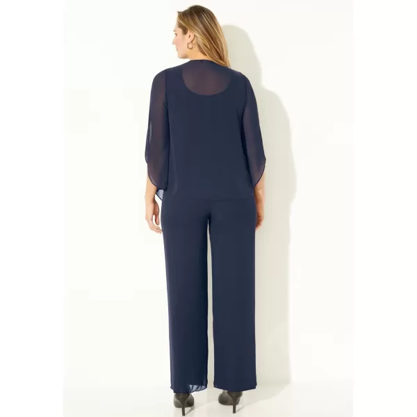Catherines Women's Plus Size Accolades Georgette Pant Set