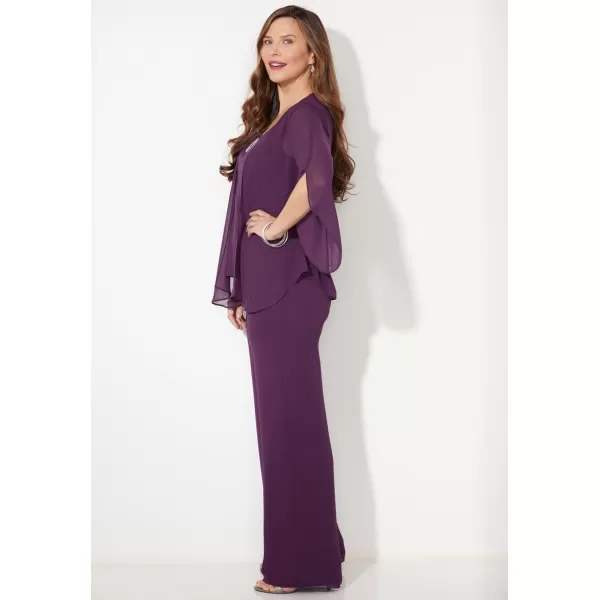 Catherines Women's Plus Size Accolades Georgette Pant Set