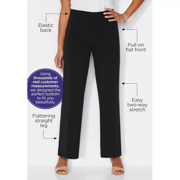 Catherines Women's Plus Size Refined Pull-On Pant