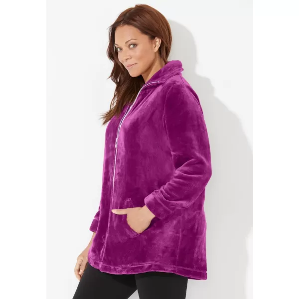 Catherines Women's Plus Size Ultimate Plush Jacket