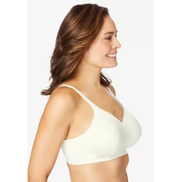 Catherines Women's Plus Size Wireless Back Smoothing Bra