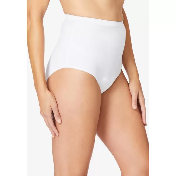 Comfort Choice Women's Plus Size Cotton Incontinence Brief 2-Pack - 9, Stripe Pack Multicolored