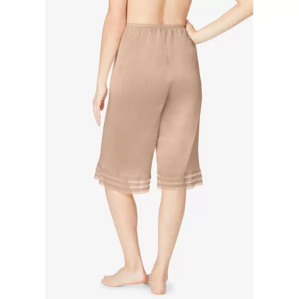 Comfort Choice Women's Plus Size Snip-To-Fit Culotte Full Slip