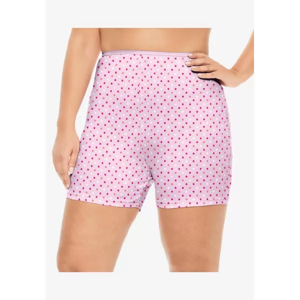 Comfort Choice Women's Plus Size Stretch Cotton Boxer 3-Pack Underwear