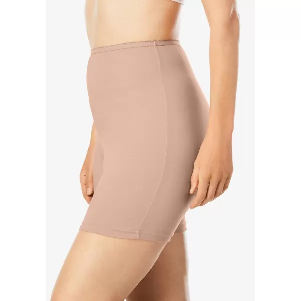 Comfort Choice Women's Plus Size Stretch Cotton Boxer 3-Pack Underwear