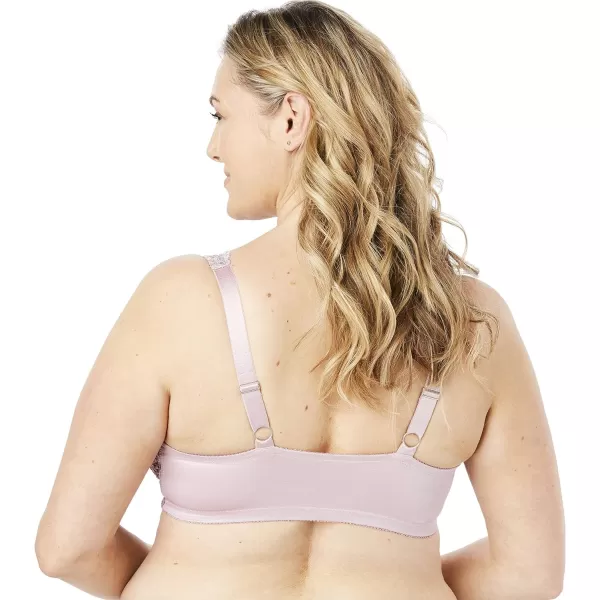Women's Plus Size Embroidered Front-Close Underwire Bra