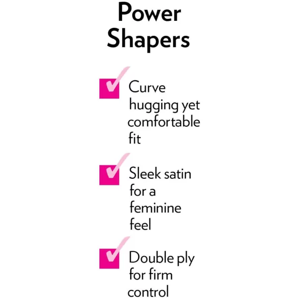 Women's Plus Size Power Shaper Firm Control Pull-On Waist Shaper