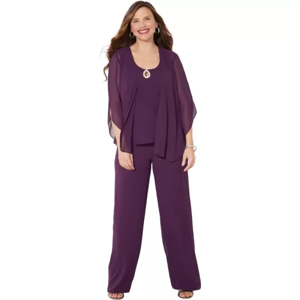 Catherines Women's Plus Size Accolades Georgette Pant Set