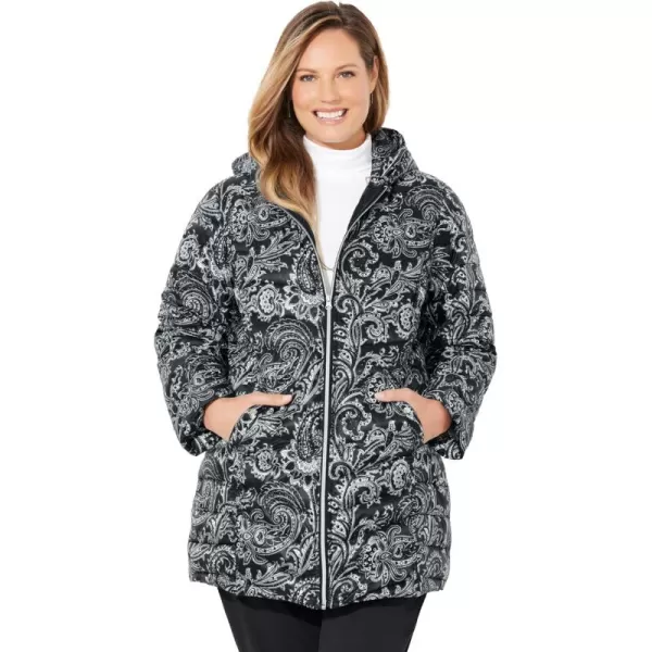 Black White Paisley
