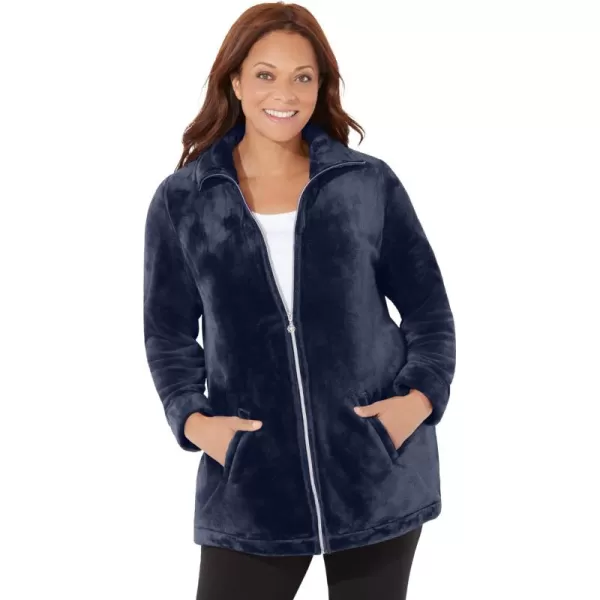 Catherines Women's Plus Size Ultimate Plush Jacket