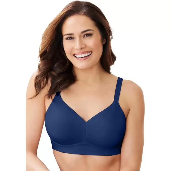 Catherines Women's Plus Size Wireless Back Smoothing Bra