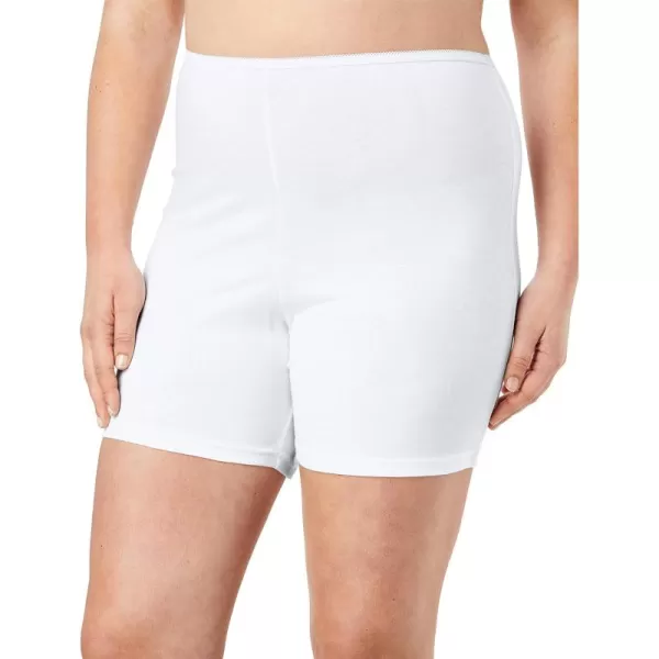Comfort Choice Women's Plus Size Cotton Boxer 10-Pack Underwear
