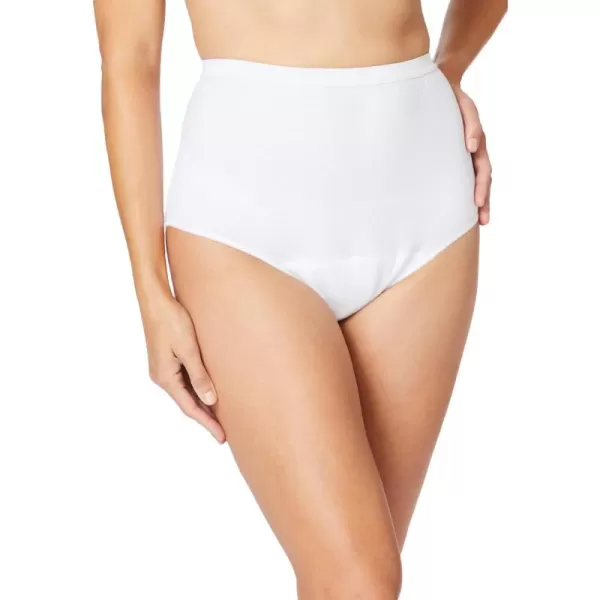 Comfort Choice Women's Plus Size Cotton Incontinence Brief 2-Pack - 9, Stripe Pack Multicolored