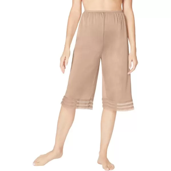 Comfort Choice Women's Plus Size Snip-To-Fit Culotte Full Slip