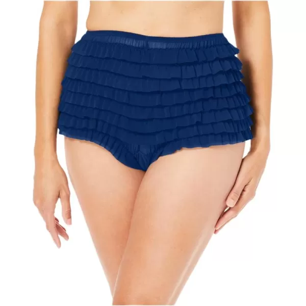 Women's Plus Size Nylon Mesh Rumba Boyshort