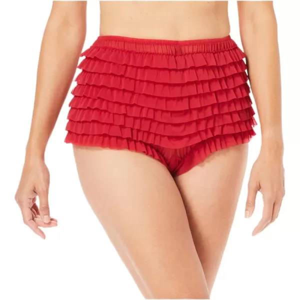 Women's Plus Size Nylon Mesh Rumba Boyshort