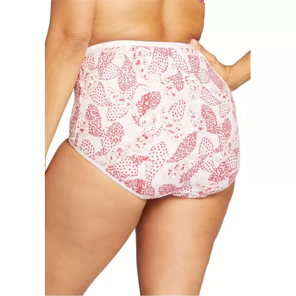 Comfort Choice Women's Plus Size Cotton Brief 5-Pack Underwear