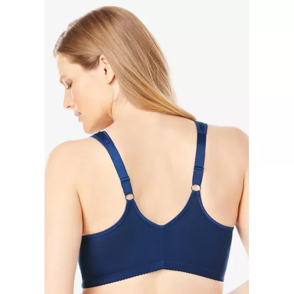 Comfort Choice Women's Plus Size Easy Enhancer Front-Close Wireless Bra