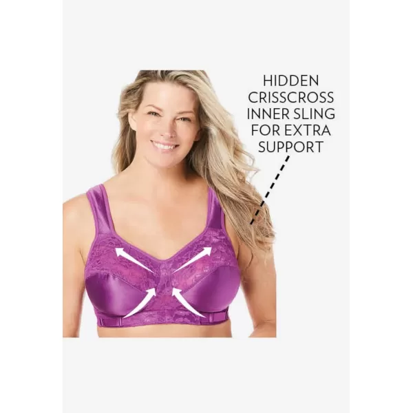 Comfort Choice Women's Plus Size Exclusive Patented Custom Fit Wireless Bra
