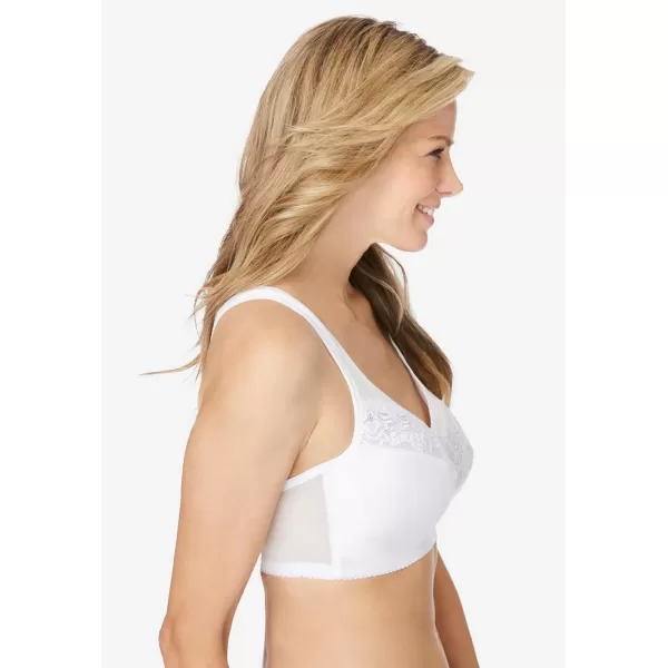 Comfort Choice Women's Plus Size Lace Minimizer Bra