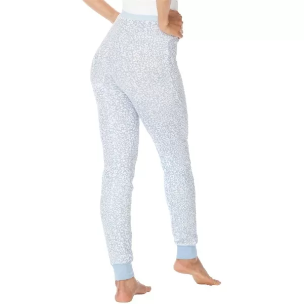Comfort Choice Women's Plus Size Thermal Waffle Pant Long Underwear Bottoms