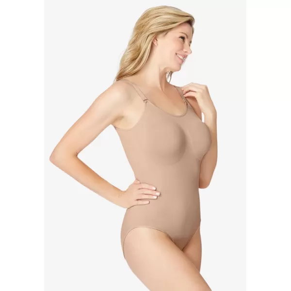 Women's Plus Size Instant Shaper Medium Control Seamless Bodysuit