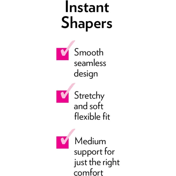 Women's Plus Size Instant Shaper Medium Control Seamless High Waist Brief Body Shaper