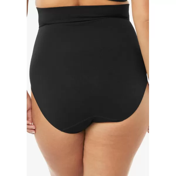 Women's Plus Size Instant Shaper Medium Control Seamless High Waist Brief Body Shaper