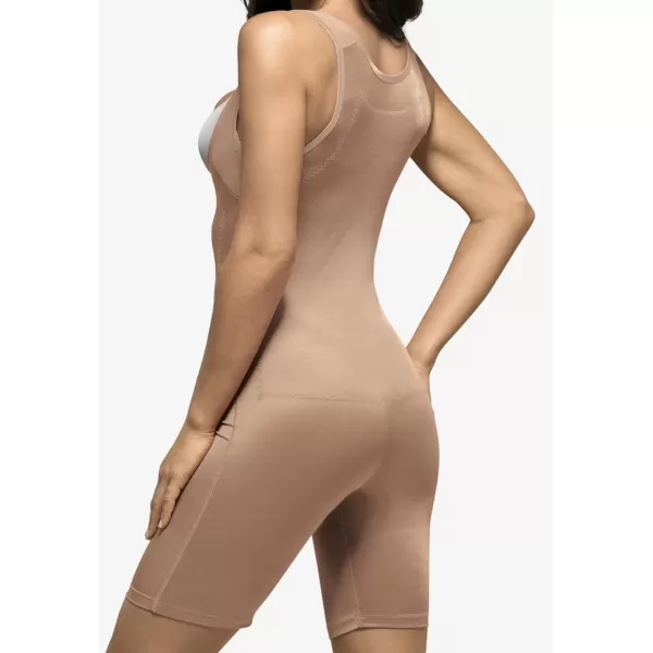 Women's Plus Size Power Shaper Firm Control Wear-Your-Own-Bra Body Shaper