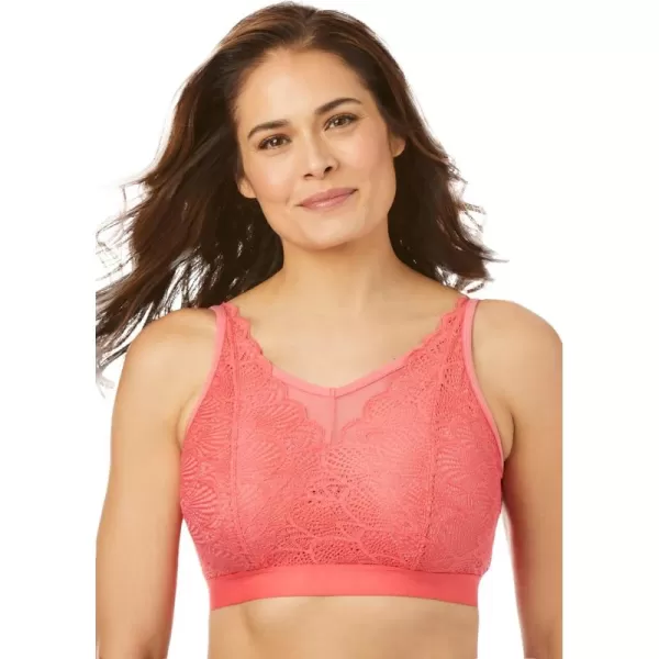 Amoureuse Women's Plus Size Lace Bralette