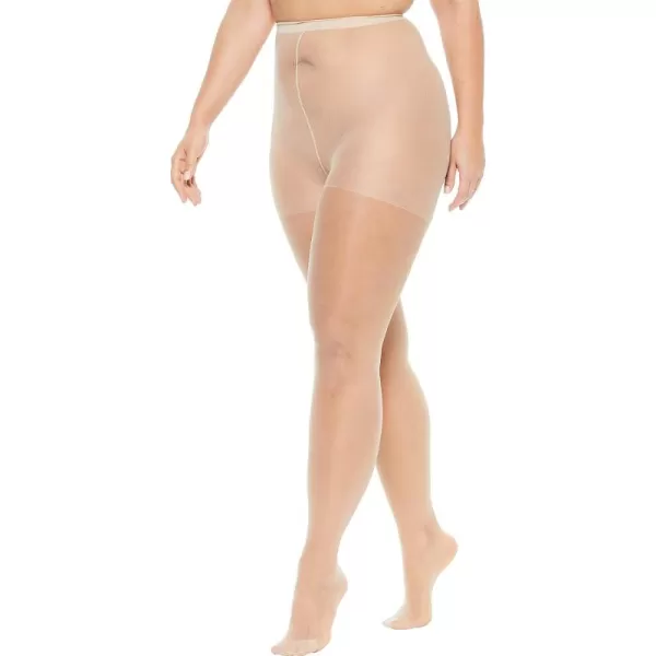 Comfort Choice Women's Plus Size 2-Pack Sheer Tights