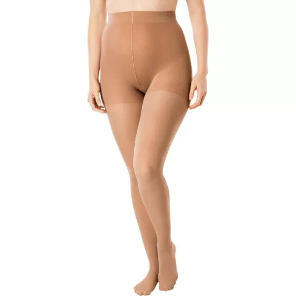 Comfort Choice Women's Plus Size 2-Pack Smoothing Tights