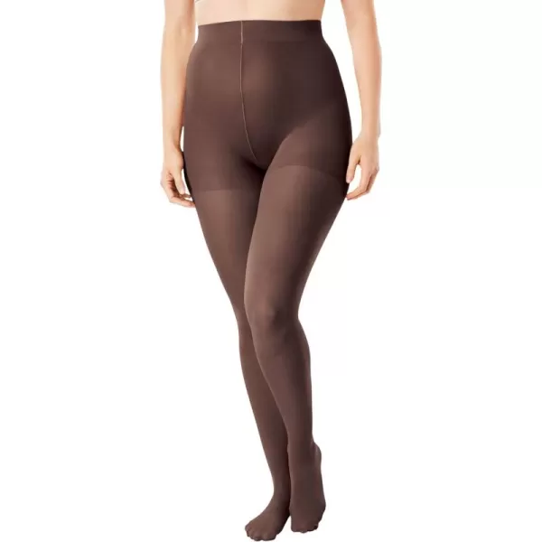Comfort Choice Women's Plus Size 2-Pack Smoothing Tights