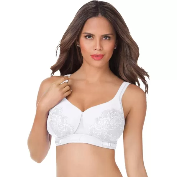 Comfort Choice Women's Plus Size Full Coverage Lace Cup Bra