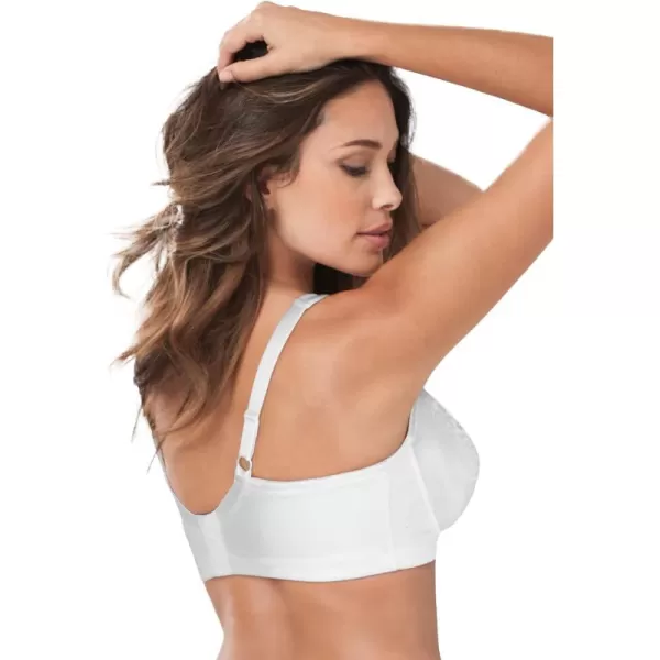 Comfort Choice Women's Plus Size Full Coverage Wireless Side Smoothing Bra