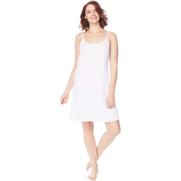 Comfort Choice Women's Plus Size Full Microfiber Slip Full Slip