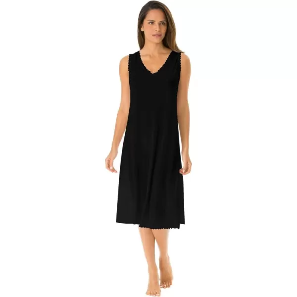 Comfort Choice Women's Plus Size Lace-Trim Slip Full Slip