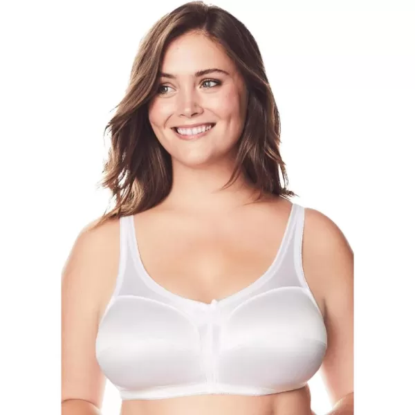 Comfort Choice Women's Plus Size Satin Wireless Comfort Bra