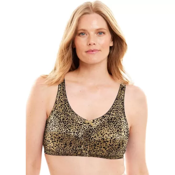 Comfort Choice Women's Plus Size Satin Wireless Comfort Bra