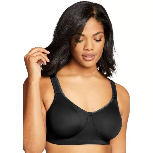 Comfort Choice Women's Plus Size Wireless Microfiber T-Shirt Bra