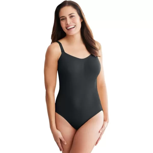 Women's Plus Size Instant Shaper Medium Control Seamless Bodysuit