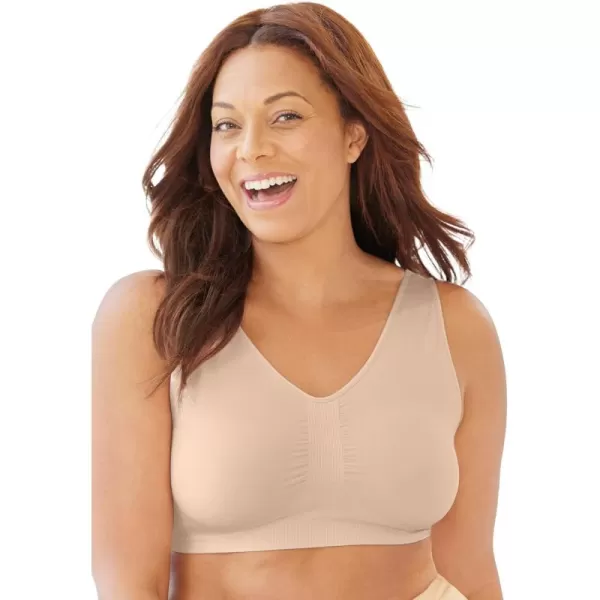 Women's Plus Size Wireless Seamless Bra