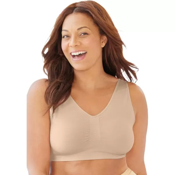 Women's Plus Size Wireless Seamless Bra