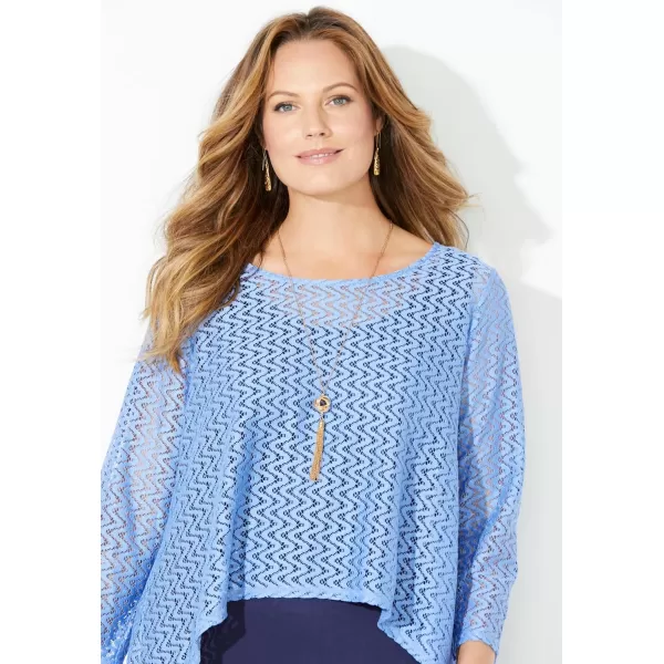 Catherines Women's Plus Size Anywear Double-Layer Tunic